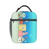 Custom S-Sponges Anime Bobes Insulated Lunch Bags for Work School Cartoon Portable Cooler Thermal Lunch Box Unisex