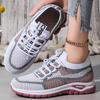 Women's Versatile Mesh Breathable Sneakers - Casual Soft Sole Lace-up Running Shoes