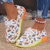 Women's Flat Shoes Breathable Wear-resistant Shock-absorbing Casual Shoes Multi Colored Lazy Low Cut Single Shoe