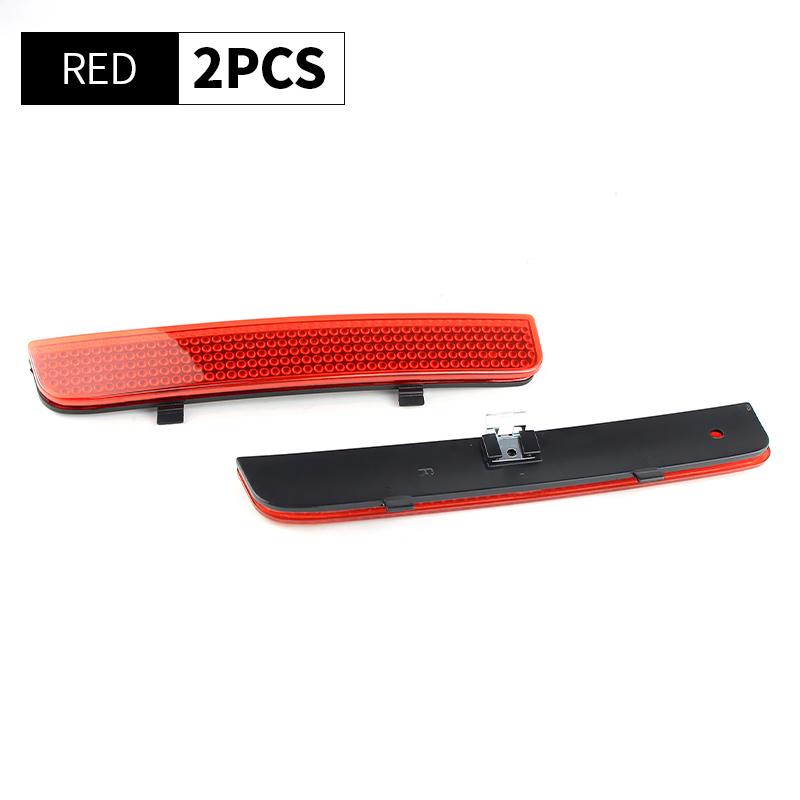 For Land Rover Range Rover L322 Freelander LR2 Smoked/Red Lens Car Rear Bumper Reflector Tail Brake Light Cover Shells No Bulb