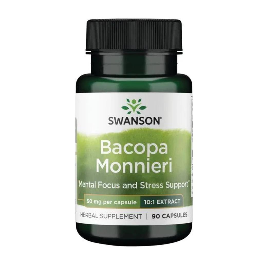 Bacopa Monnieri 10:1 Extract, 50mg - 90 caps