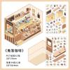 Kawaii 3D Cartoon Corner Miniature Scene Stickers Visual Stacking DIY Toys Games Pocket Hut Scrapbook Stickers Children's Gifts