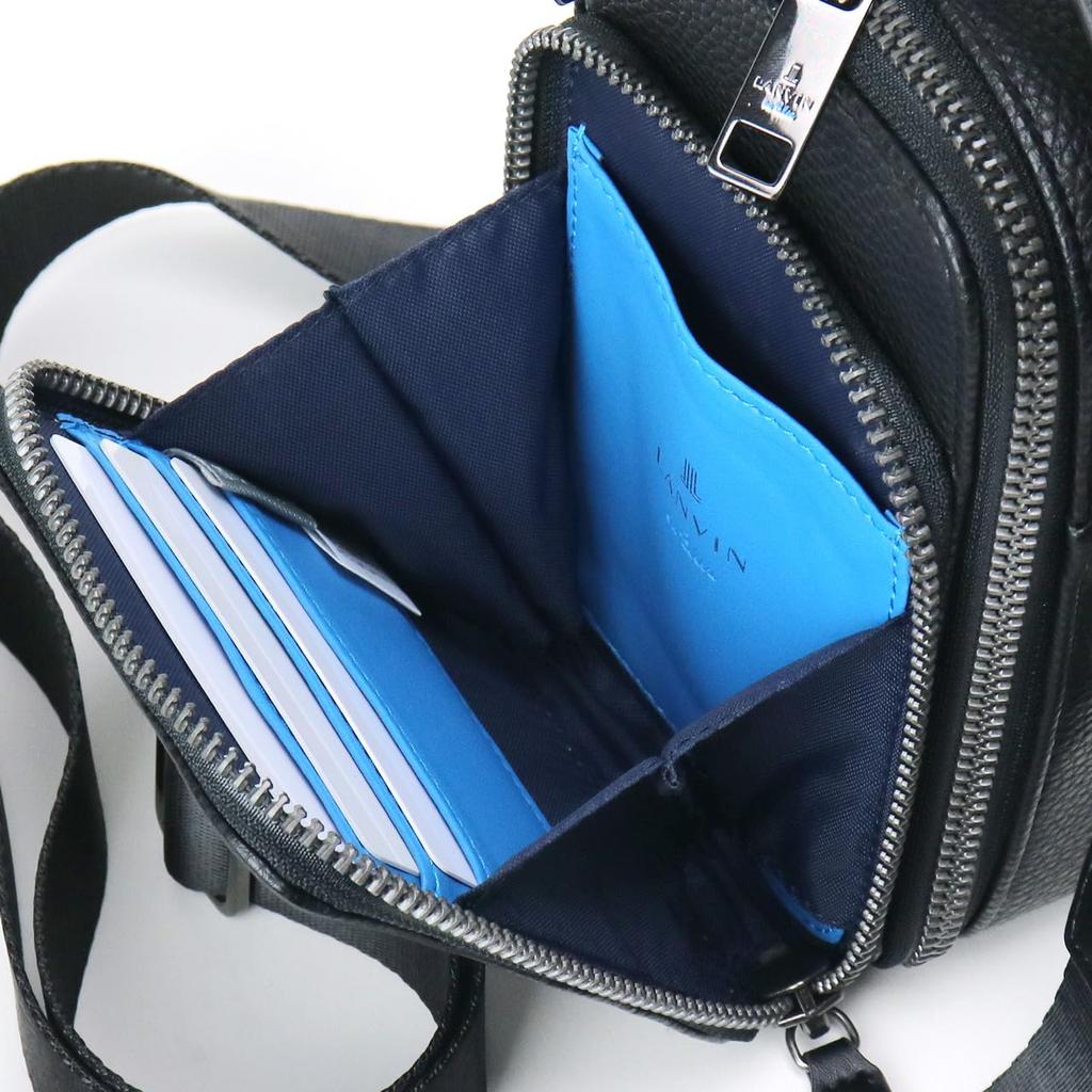 Мини-сумка Lanvin en Bleu Tumble на плечо с ручками, Мужская, Нет. 512123, Светло-голубой