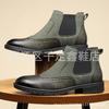 Мужские остроносые ботинки Martin, новые модные кожаные ботинки в ретро-стиле в британском стиле, деловые, повседневные, универсальные, ботинки Chelsea