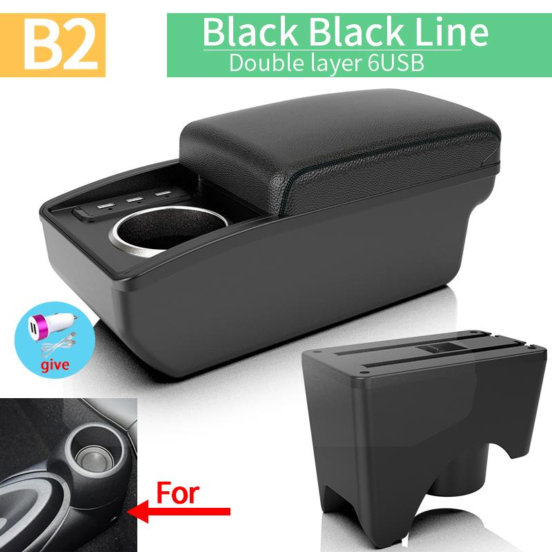 For MINI Cooper armrest box For Countryman R50 R52 R53 R56 R57 R58 R60 F55 F56 F57 F60 Car Armrest box Retrofit car accessories