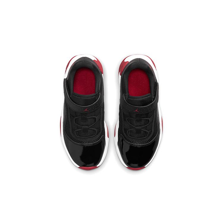 Jordan 11 CMFT Низкобредный (PS) Детские кроссовки Черный Белый-Тренажерный зал-Красный CZ0905-005