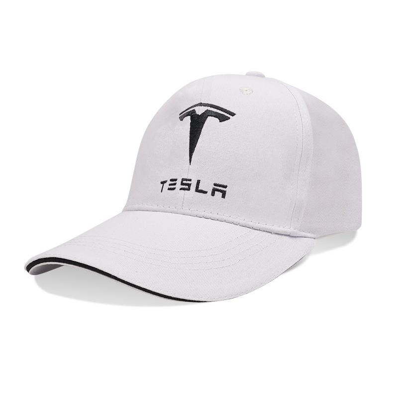 Для автомобиля Tesla Вышивка эмблемы Snapback Бейсболка Весна и Осень Открытый регулируемый Автомобильный логотип Повседневные кепки Шляпа от солнца