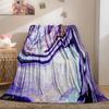 Marble Blanket Abstract Geometric Fleece Flannel Throw Blanket Soft Warm Lightweight Blanket for Couch Sofa Gift for Girls Boys