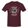 Unisex Schlafi Schlafi Funny Hamster Cute T Shirt Vintage Plus Size Cotton Crewneck Custom Sleeve Unisex T Shirt