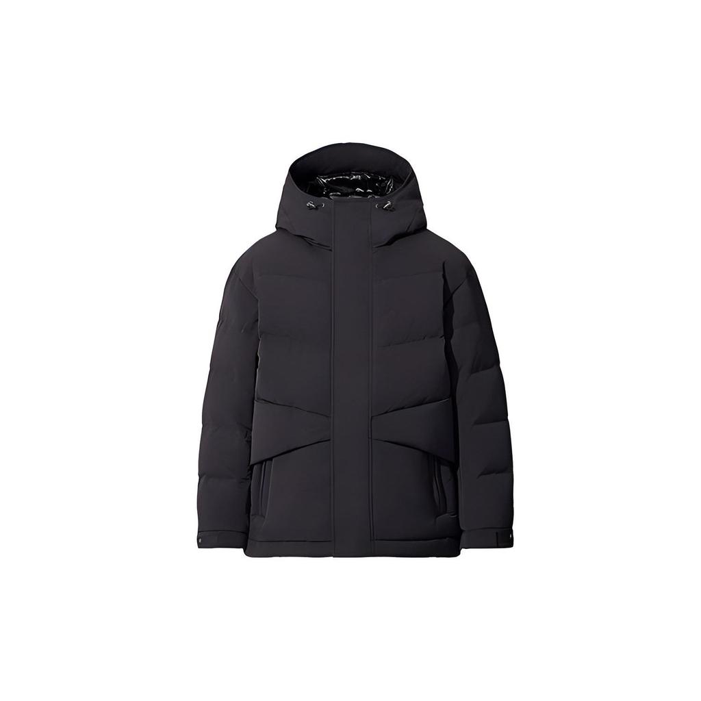 Uniqlo Jil Sander +J Серия Коллабораций Высокопроизводительная Пуховая Куртка с Капюшоном Мужская верхняя одежда Черный 432648-09