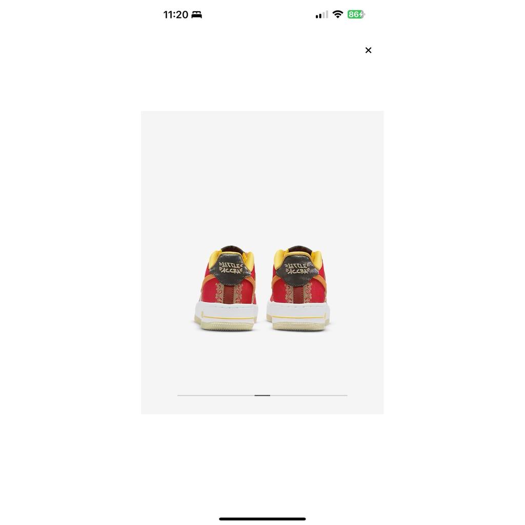 Nike Force 1 07 Premium GS Little Accra Kids кроссовки красные хабанеро-красный кокос-молоко DV2230-600
