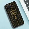 Египетский Глаз Гора Чехол Для Телефона Силиконовый Мягкий Для IPhone 17 16 15 14 13 12 11 X XR Plus Pro Max Plus