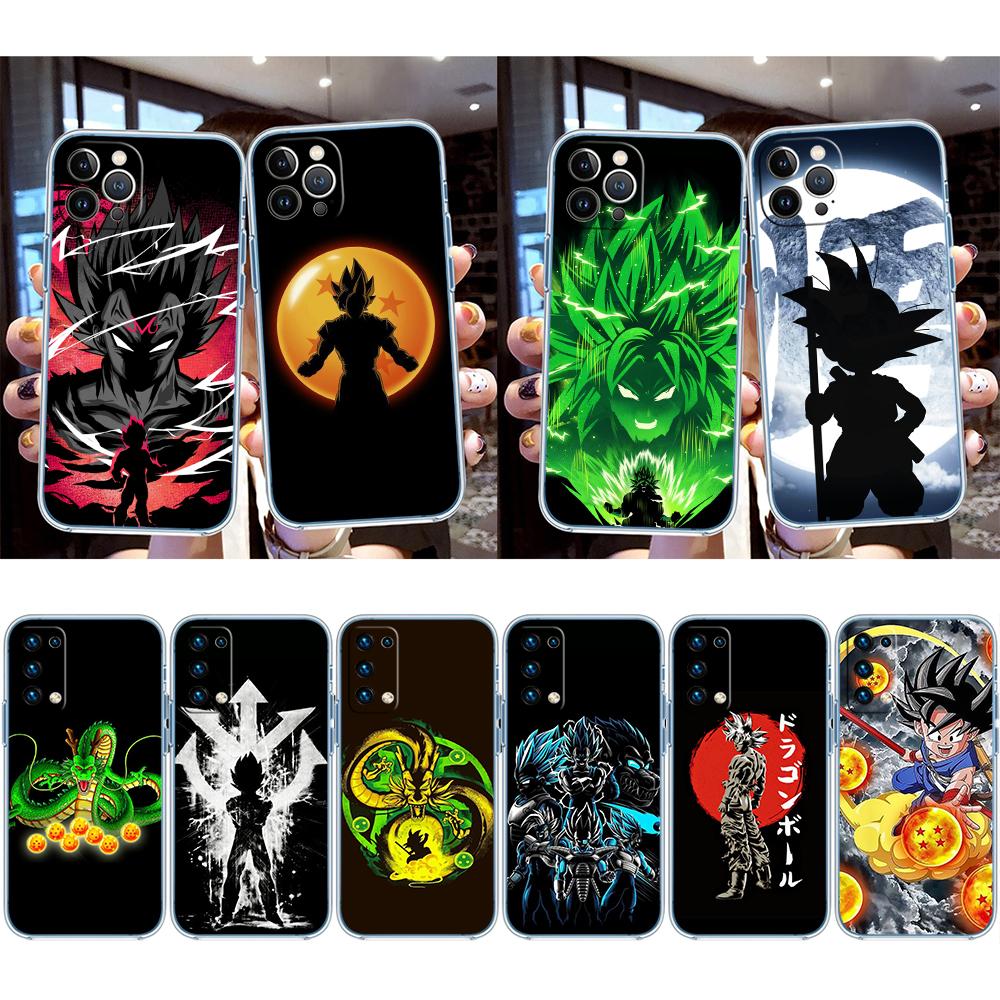 BH21 Dragon Ball LOGO Transparent Phone Case for Motorola Moto Edge 20 30 40 50 S30 Fusion Ultra Pro Neo Lite + G200 G23