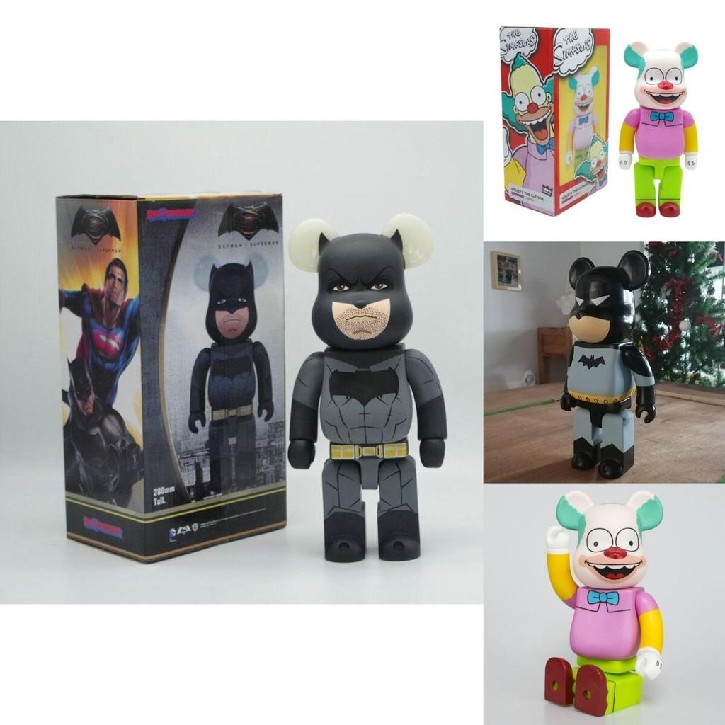 Изысканный Bearbrick 400% Конструктор Медведь Игрушка Фигурка Бэтмен Джокер Красти