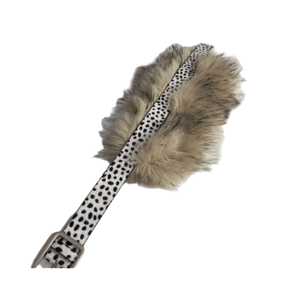 Faux Fur PU Leather Belt Leopard Y2K Waist Belt Sexy Vintage Waistband  Waist Accessory