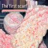 Handmade Gradient Plush Self-Knitted Scarf Yarn Pack - DIY Gift for Boyfriend/Girlfriend