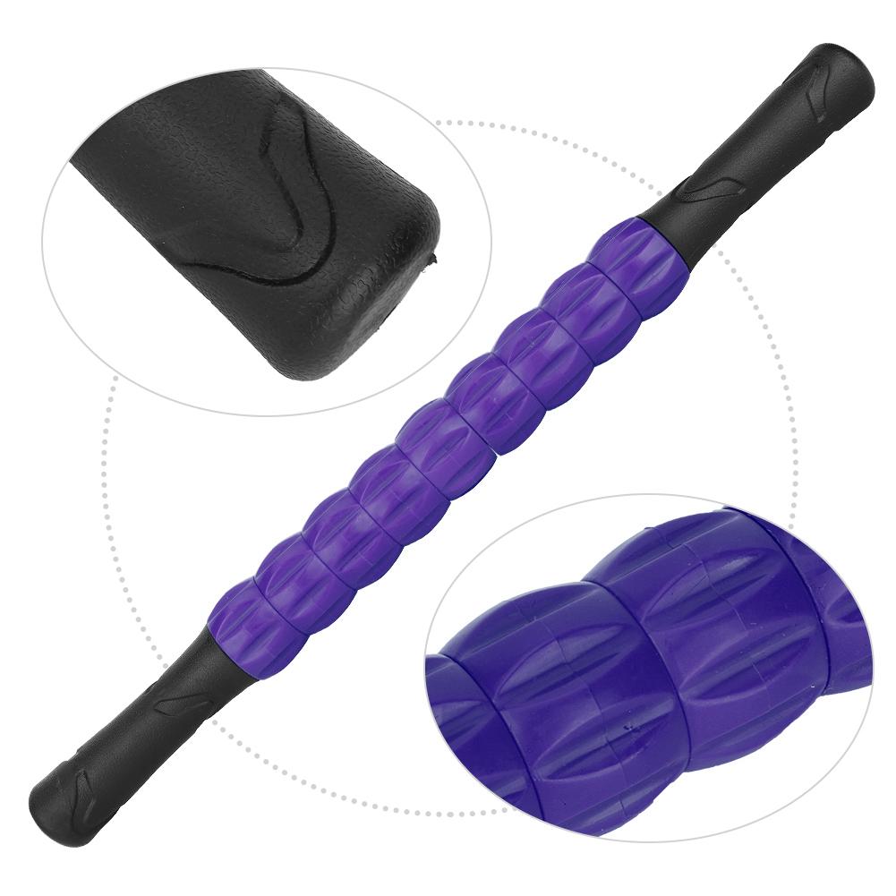 Массажные палки для мышц Фитнес Спорт Фасциальные стержни Высокая прочность Расслабляющий роликфиолетовый