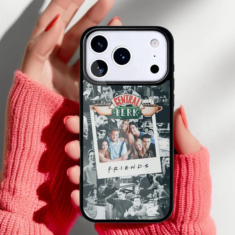 Central Perk Coffee Friends Phone Case for iPhone 17 16 15 14 13 Pro Max Back Cover for 12 11 Pro Coque