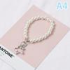 Simulated Pearl Key Chain For Aorpods Bag Pendant Wrist Beaded Key Holder For Women Mobile Phone Diy Accessories
