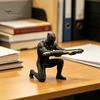 Без заусенцев Держатель для ручек, Подставка "Герой на коленях", 3D-печатный Органайзер для стола в темном стиле "Поза crouching", Фигурка-карандаш для офиса, Коллекционный