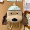 Versatile Cartoon Plush Backpack Stuffed Students School Bag Dog Plush Doll Knapsack  Kid Girl Boy