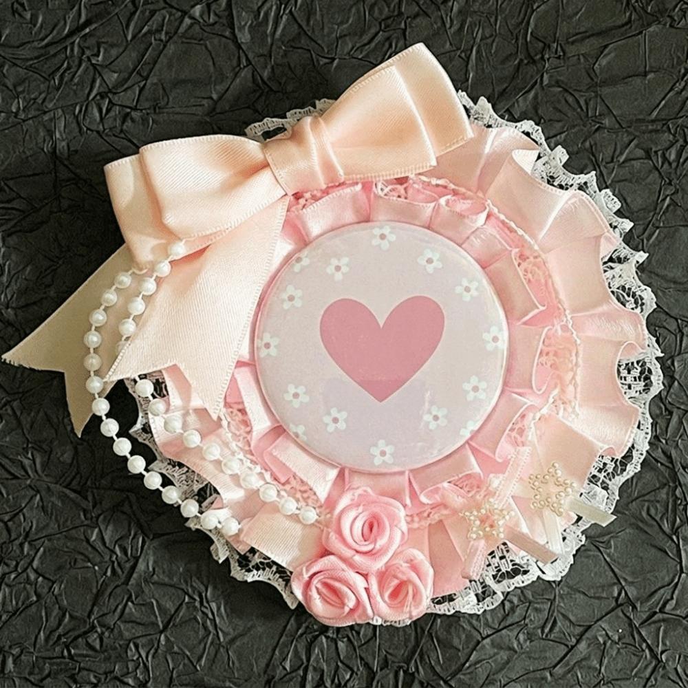 Pins Display Itabag Badge Holder Ribbon Lace Badge Rosette Base Tray Ita Bag Fill