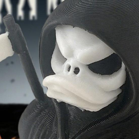 Reaper Duck Figurine Halloween Gothic Decoration 3D Printed Collectible Figures