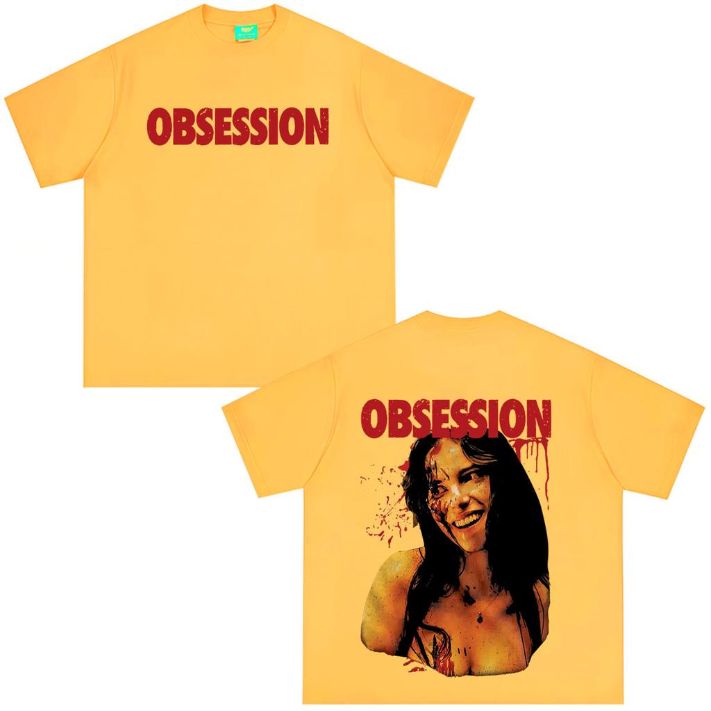 Horror Movie 2026 Obsession Nikki T-shirts Men's Women Fashion Gothic T Shirts Summer Cotton Streetwears Loose Short Sleeve Tees6