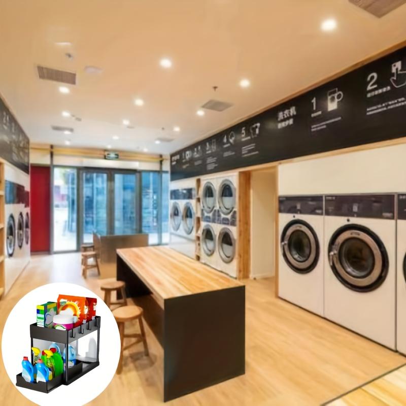 1 Set of Under Sink Organizers, 2-tier Sliding Cabinet Basket Organizer Drawers,under Sink Organizers and Storage Bathroom Kitchen Cabinet Organizers,