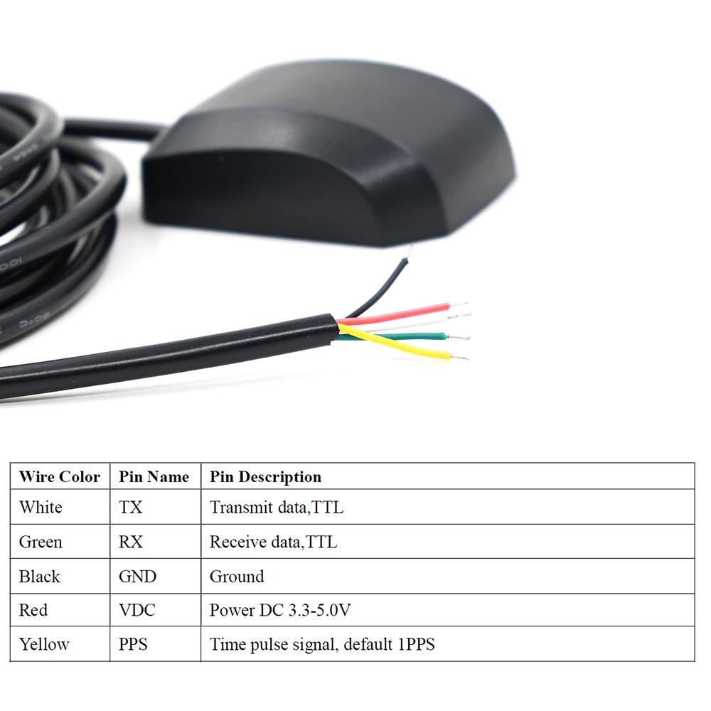 QUESCAN M10 Smart GPS GNSS Receiver GPS Galileo GLONASS BeiDou QZSS SBAS Antenna Module NTP GPS 1PPS PPS Timing,1-25Hz