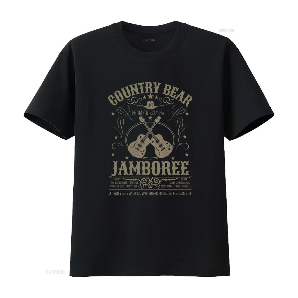 Country Bear Jamboree Live From Grizzly Hall Взрослая футболка Bella Canvas AT133 винтажная стираная удобная streetwear