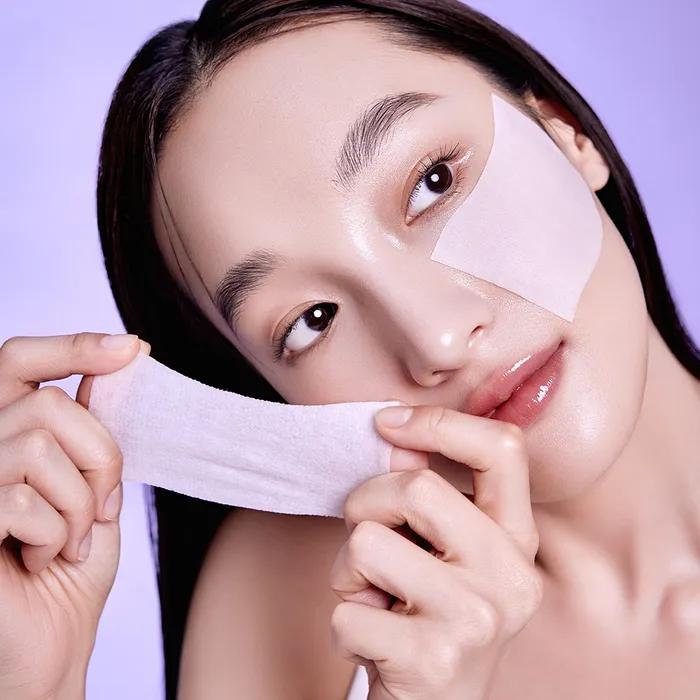 [Включено 5 тонирующих кремов по 1 мл] Успокаивающий восстанавливающий тонирующий пэд R4 70 шт.