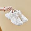 Платформенные кроссовки Dad Shoes Женские Четыре сезона Новые Универсальные Сетчатые Белые Кроссовки Модные Повседневные Инстаграм-стиль Тренд Женская обувь
