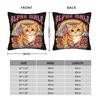 Decorative Pillowcases Alpha Male Cat Kitten Funny Merch Car Pillow Case Cover Square Multiple Sizes