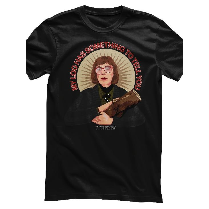 Men'S T-Shirt from The Official Twin Peaks Collection - My Log Has a Message for You