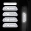4Pcs Car Safety Warning Decal Night Reflective Mark Stickers For Lexus F-SPORT ES RX NX LS UX LM LX GX LC RZ IS CT GS RC HS SCBD6 
