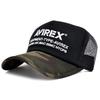 7300 Camouflage Mesh Cap with Embroidered Numbering Men's