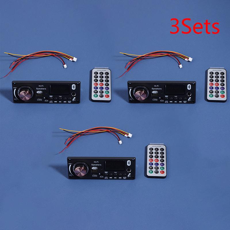 DC 12V MP3 BT Декодирующая Плата Автомобильное Аудио MP3 Декодер BT 5.3 Без Усилителя USB TF FM Радио Модуль Цветной Экран MP3 Плеер