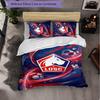 LOSC Lille FC Themed Bedding 3Pcs Duvet Cover Set Decorative Bed Linen For Teen Room Home Decoration