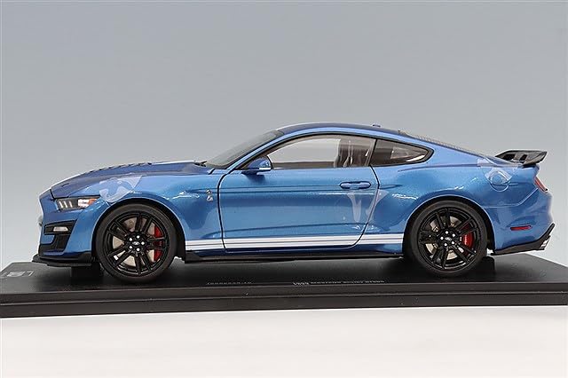 Ixo Ford Mustang Shelby GT500 2022 Blue Metallic 1/18
