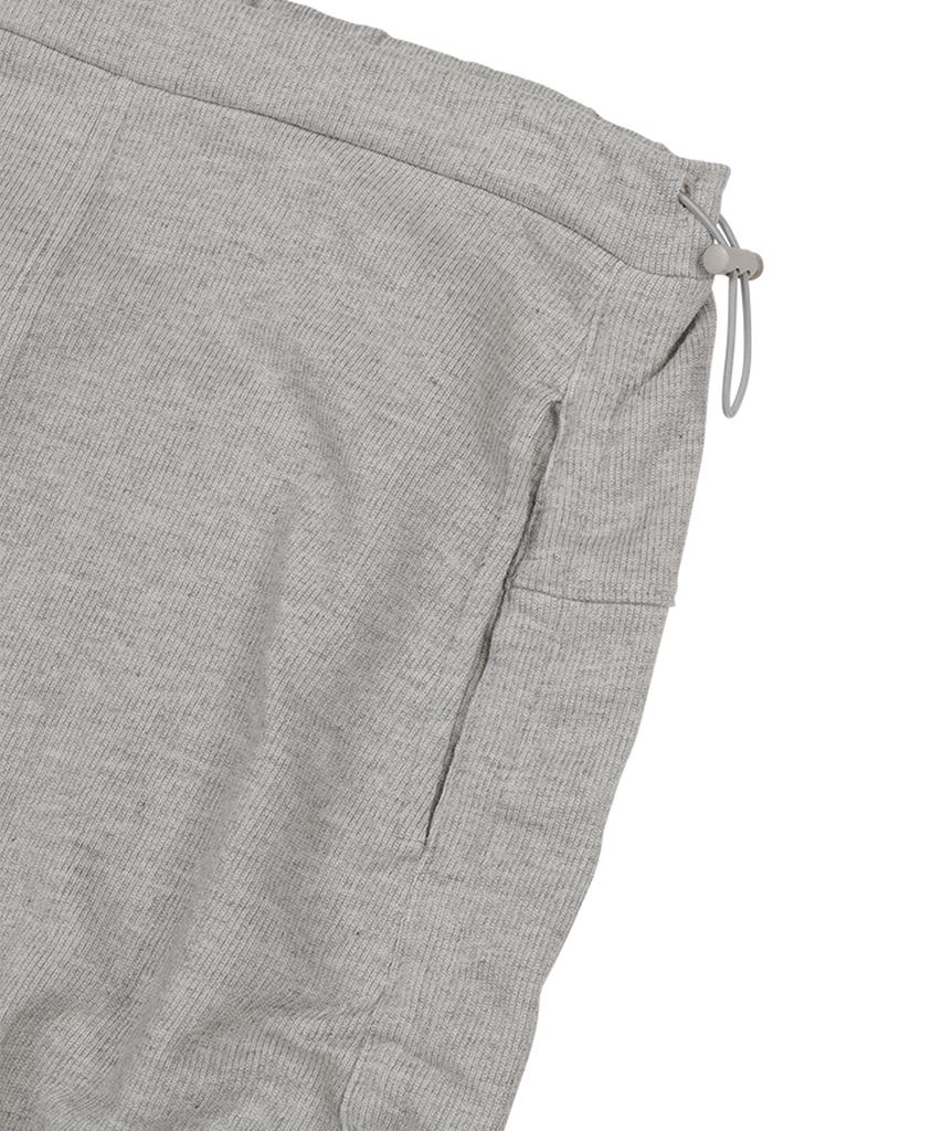 Sunday Fruits Market String Sweat Skirt Gray