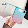 Magnetic Ring Case for Fast Charging iPhone, Gradient Skin-like Protective Cover with Built-in Shockproof Shell Hinge Guard And Protection iPhone18