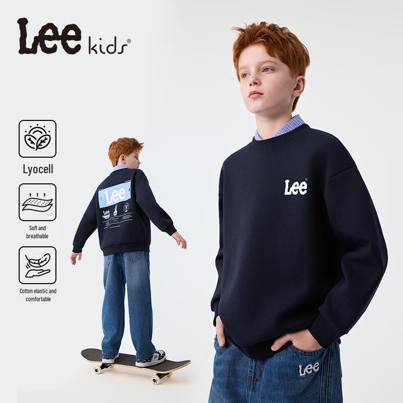 LeeKids Kids' Lyocell Blend Letter Print Sweatshirt