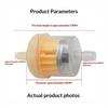 5 PCS Motorcycle Gasoline Fuel Filter with Built-in Magnet High Efficiency for ATV Dirt Bike Scooter Universal Use