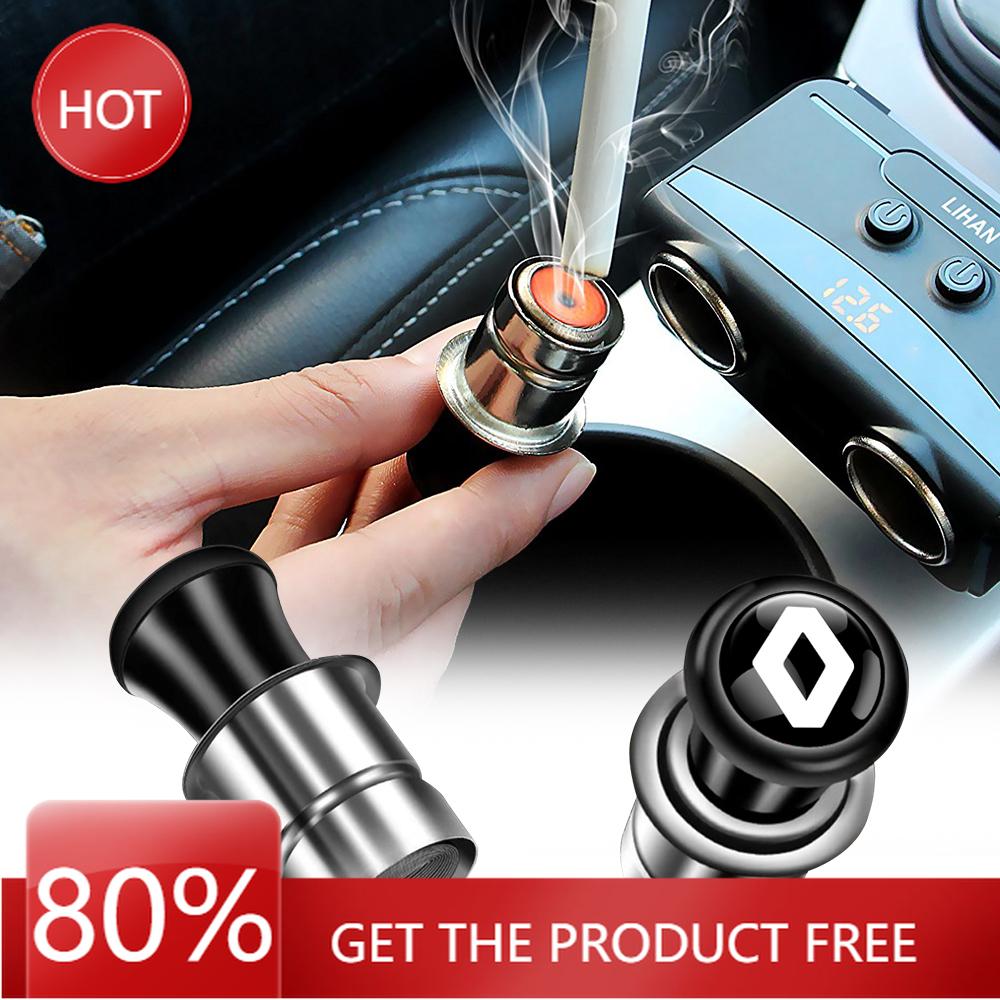 2026 Hot For Renault Hub Caps Car Cigarette Lighter Power Outlet Auto Cigarette Lighting Accessories For Renault Scenic Talisman