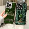 Флаг Королевства Саудовская Аравия Мягкий Чехол Для Телефона Для iPhone 15 16 17 Air 14 Pro Max 16E Plus 13 12 Mini Покрытие Противоударный Fundas