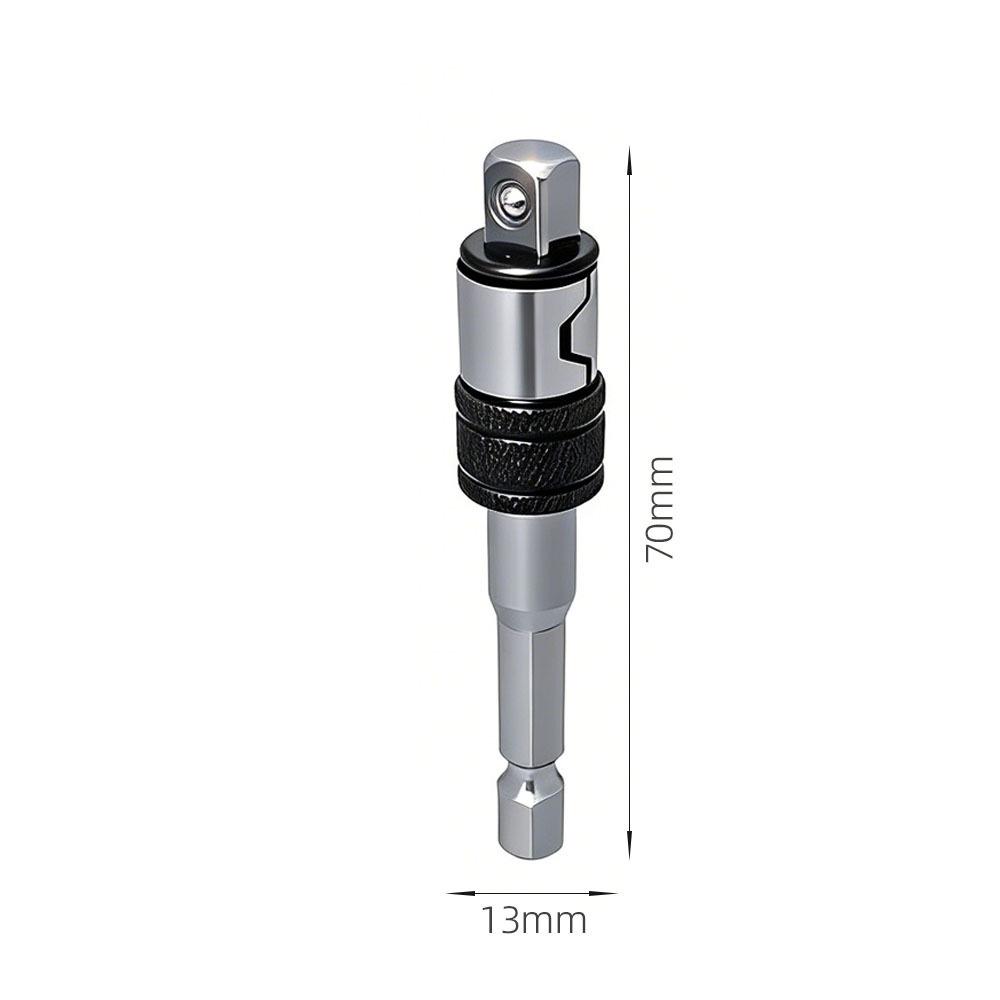 Compact Dual-Function Self-Locking Screwdriver Bit Extension Rod