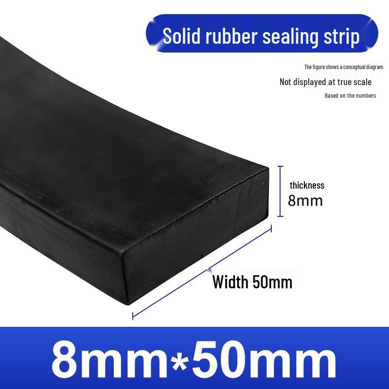 Nitrile Rubber Strip: Oil & Pressure-Resistant Shock Absorbing Glass Pad for Sealing & Joint Support