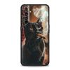 Fashion Kitten Smoking Pattern Case For Realme C67 C63 C55 C53 C35 C25 C21 GT 2 3 5 6 10 11 12 13 Pro Plus Soft TPU Phone Cover