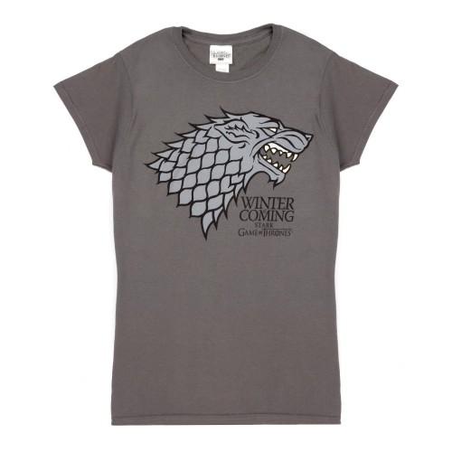 Game of Thrones Womens/Ladies Stark Sigil Winter Is Coming T-Shirt